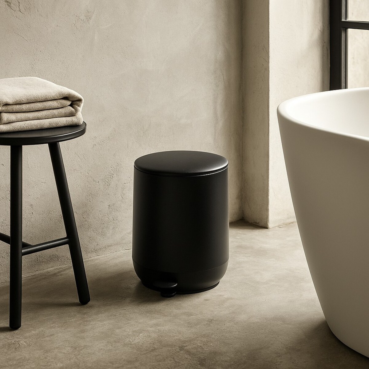 Kosz łazienkowy z tworzywa sztucznego BALVO, 5 l