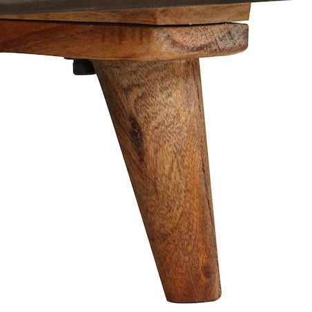 vidaXL Szafka pod telewizor, lite drewno mango, 140 x 30 x 45 cm