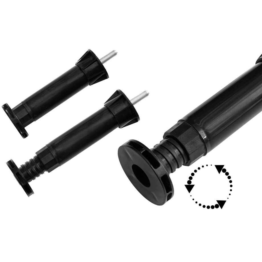 KONSIMO INVIA Narożnik w stylu loft lewy z otomaną ciemny szary brązowy