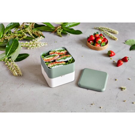 Lunchbox Natural Green Bento Square, 1700 ml, Monbento
