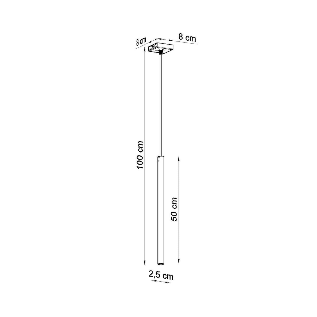 Lampa wisząca PASTELO 1 szałwiowa