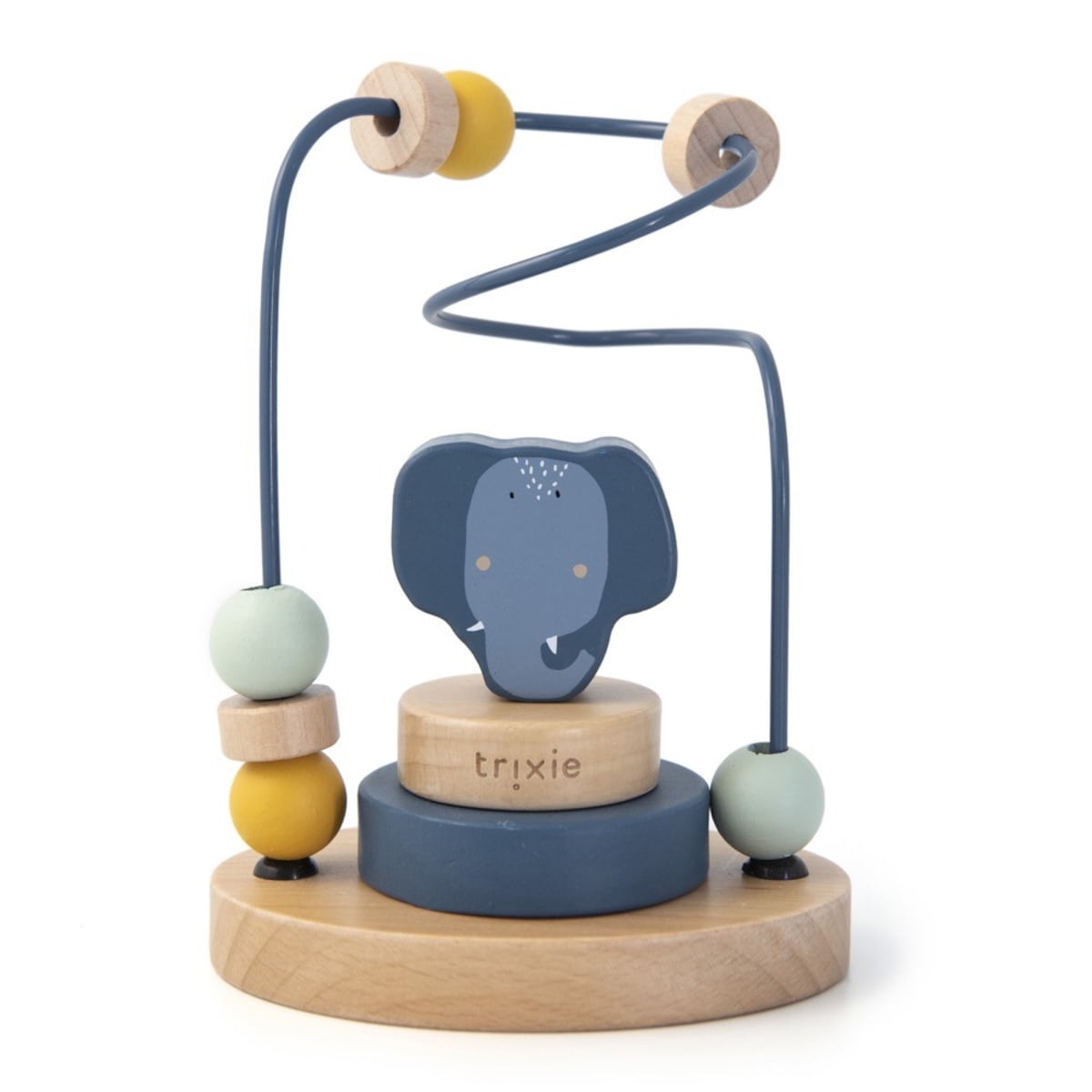 Labirynt z drewnianymi koralikami - Słoń