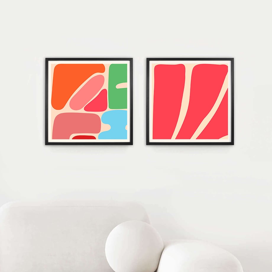 Ramka na zdjęcia 40x40 cm czarna rama MDF z plexi do powieszenia poziom pion klasyczna ramka kwadratowa