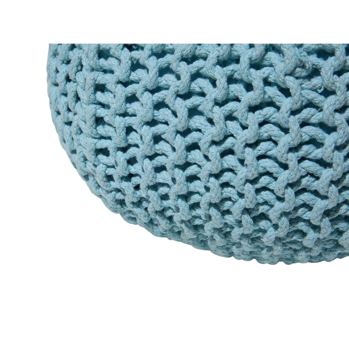 Puf 40 x 25 cm jasnoniebieski CONRAD