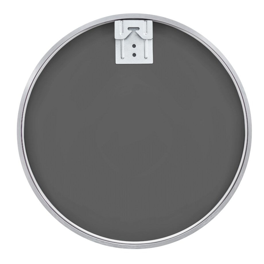 Lustro okrągłe w ramie srebrne 50cm