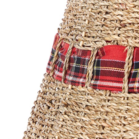 Osłonka pod choinkę MARCHE Trawa morska Naturalny 45 cm