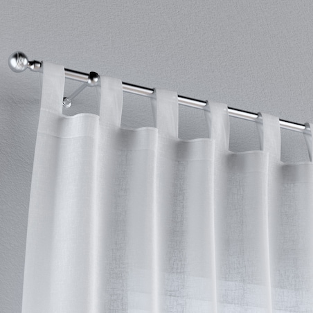 Zasłona na szelkach 1 szt. 130x260 prześwitujący ecru