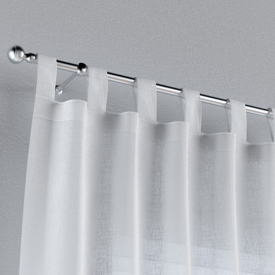 Zasłona na szelkach 1 szt. 130x260 prześwitujący ecru