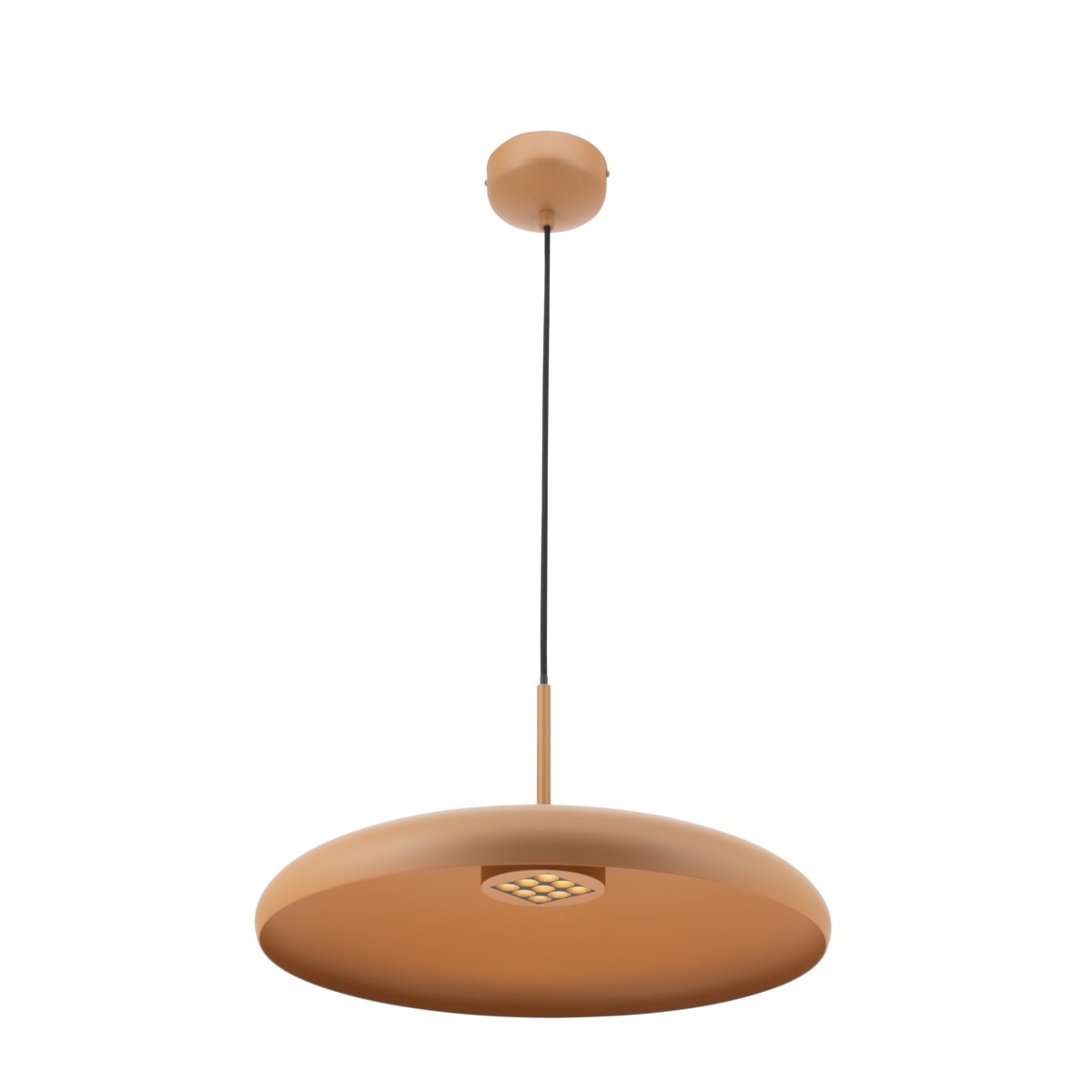 LAMPA WISZĄCA ALUMINIOWA METEORRA BRĄZOWY