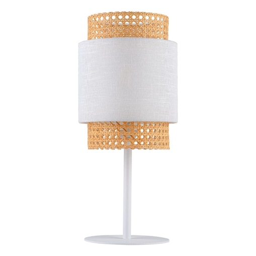 Lampka nocna ekologiczna tuba Boho 6565 TK Lighting naturalna biała