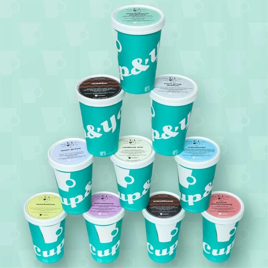 Kawa aromatyzowana smakowa CREMEE BRULEE mielona EKO KUBEK Cup&You 200g