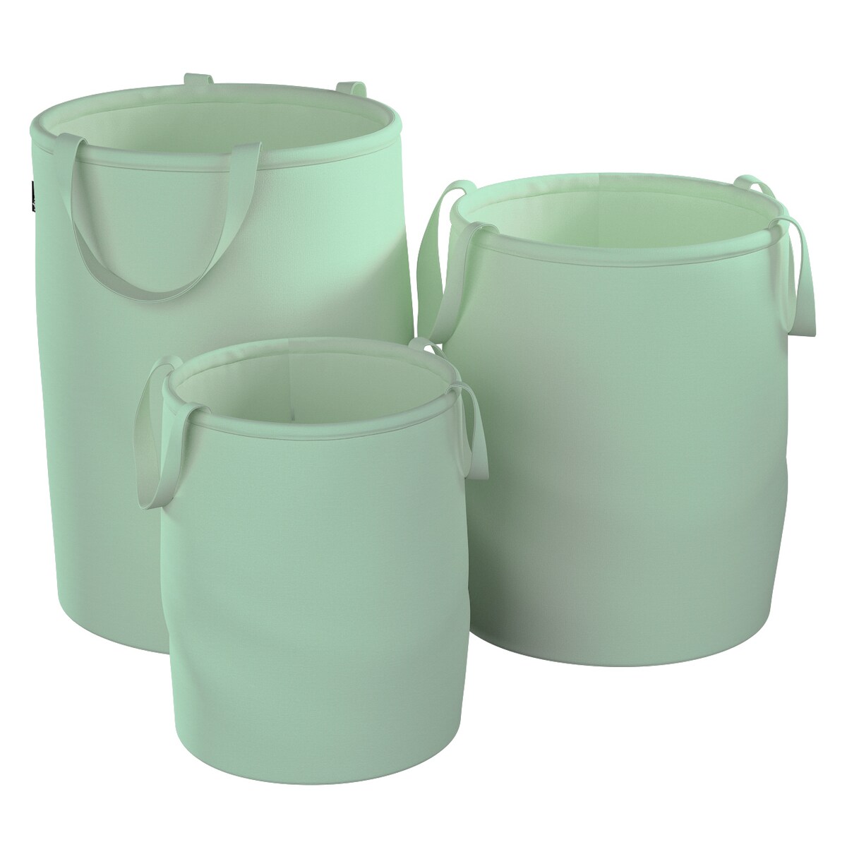 Kosz na zabawki Tobi, zieleń eukaliptusa, 30x40cm, Happiness