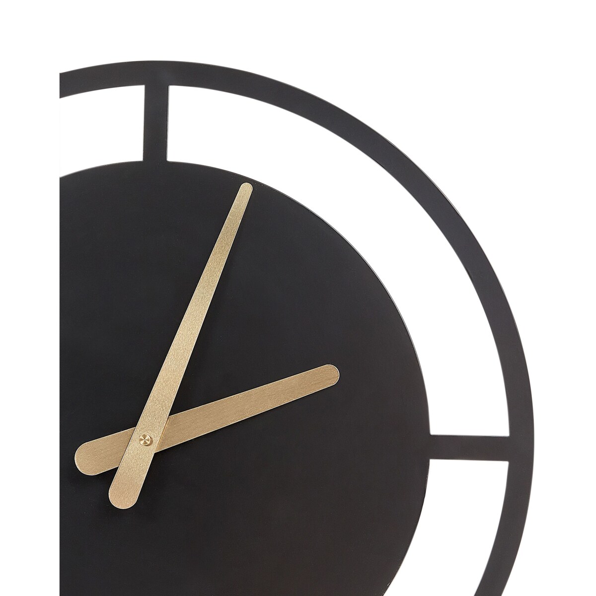 Zegar ścienny TRIENT Stal Czarny