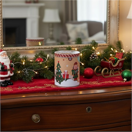 Puszka Na Pierniki Ciastka Boże Narodzenie 10X14 Cm Świąteczna Dekoracyjna Cukierki Słodycze