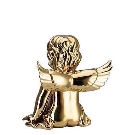 Anioł średni dmuchający ZŁOTY Rosenthal