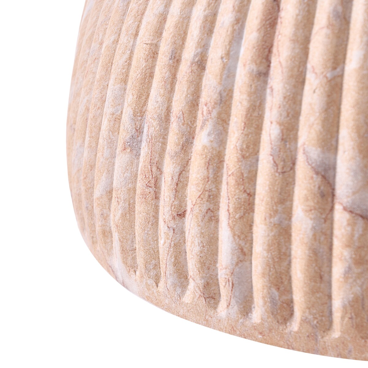 Stolik pomocniczy OCCHITO 36 cm 36 cm Beżowy marmur