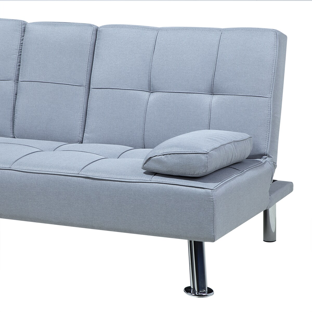Sofa rozkładana dla 3 osób ROXEN Jasnoszary