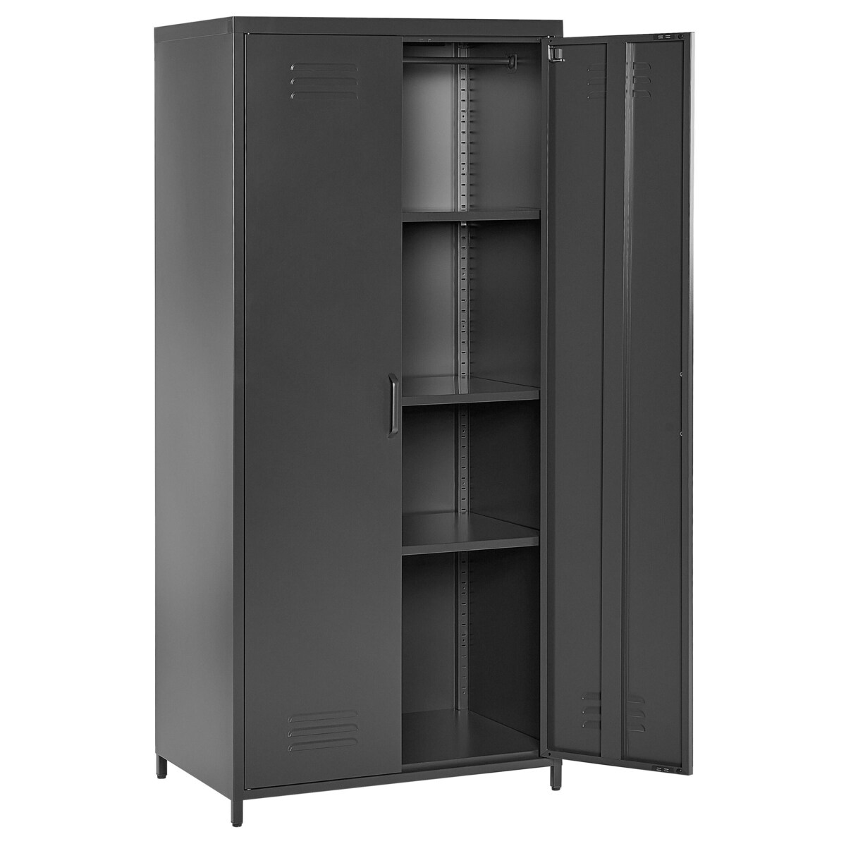 Szafa biurowa metalowa czarna VARNA