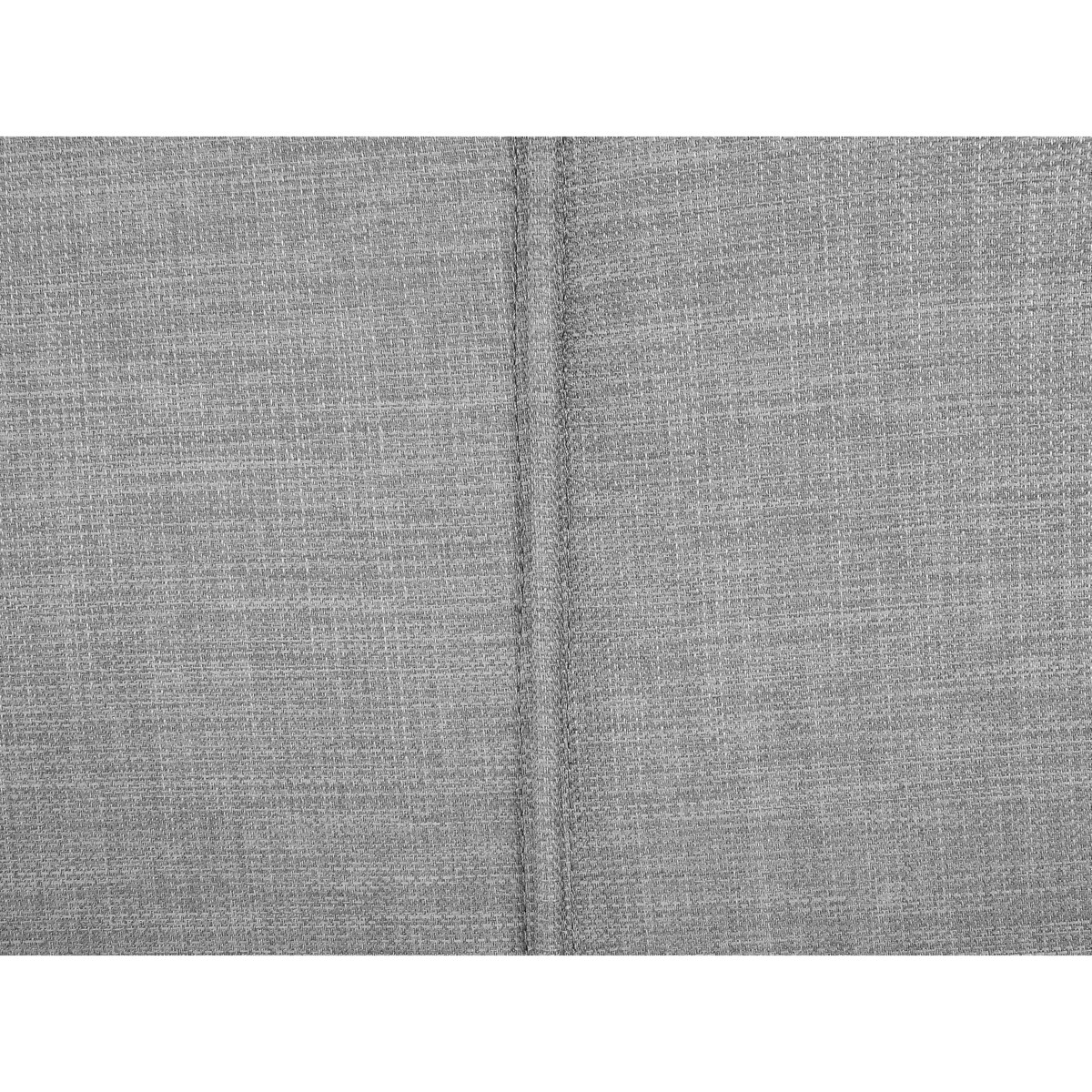 Łóżko tapicerowane 140 x 200 cm szare NANTES