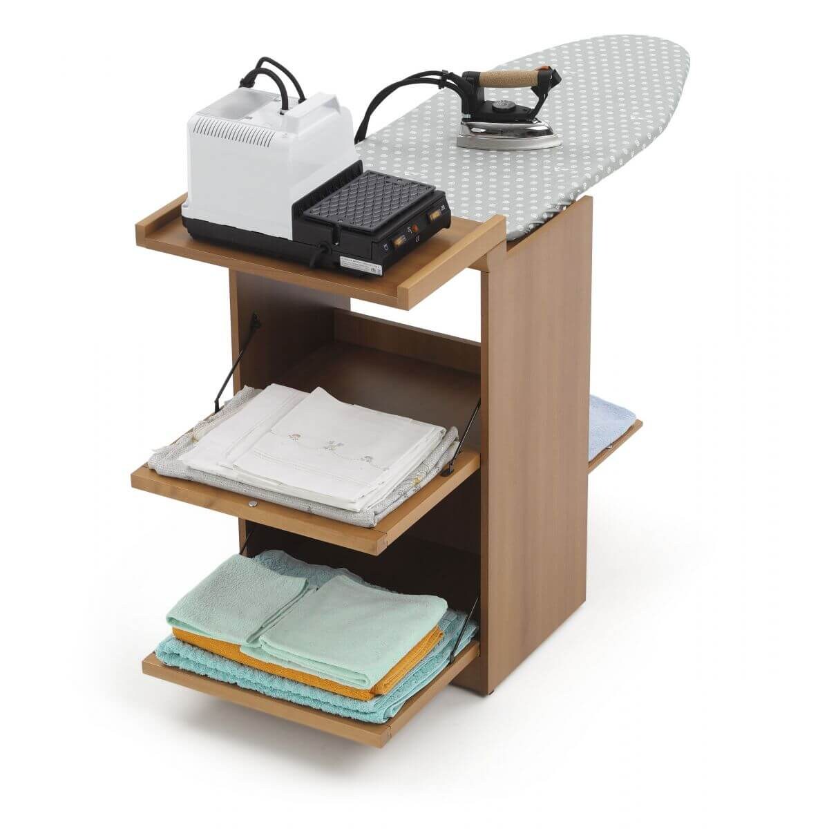 ARREDAMENTI STIROMOBILE Deska do prasowania - 153 x 55 cm, Brązowy