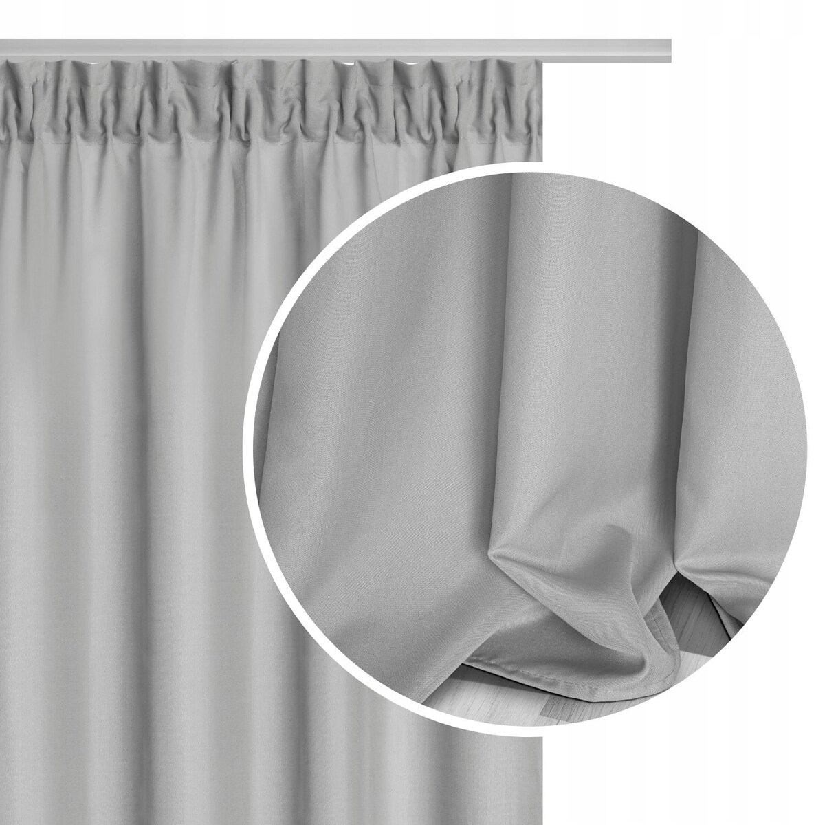 Zasłona Gotowa na Taśmie Żabki matowa Dekoracyjna Zwiewna 140 x 300 cm Viva