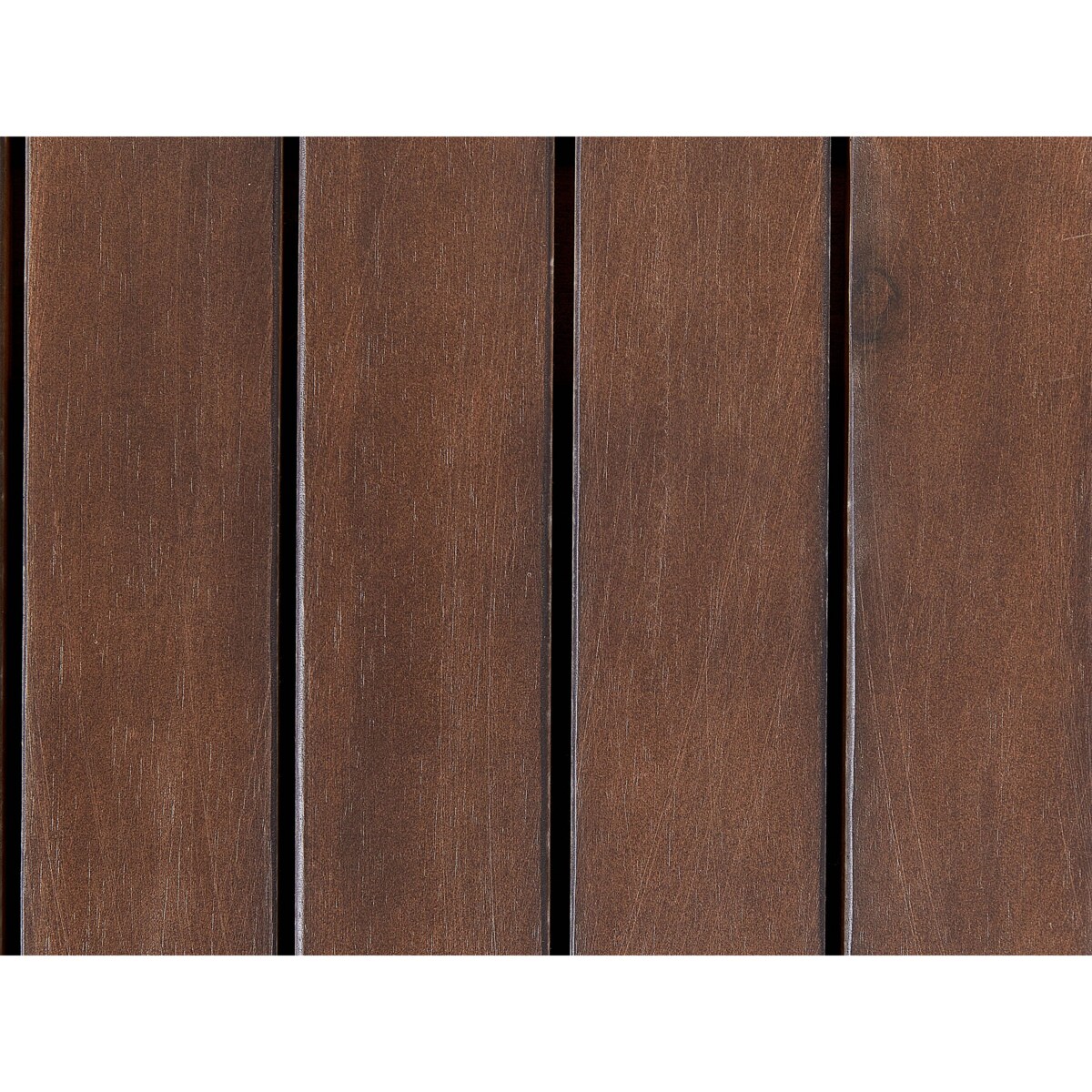 Ławka ogrodowa ze schowkiem 120 cm drewniana ciemna SOVANA