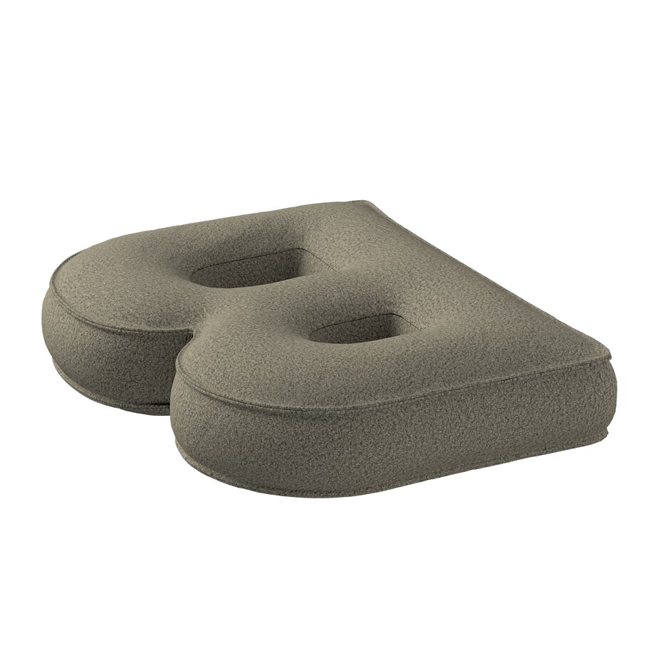 Poduszka literka B, ciemny beż, 30x40cm, Boucle