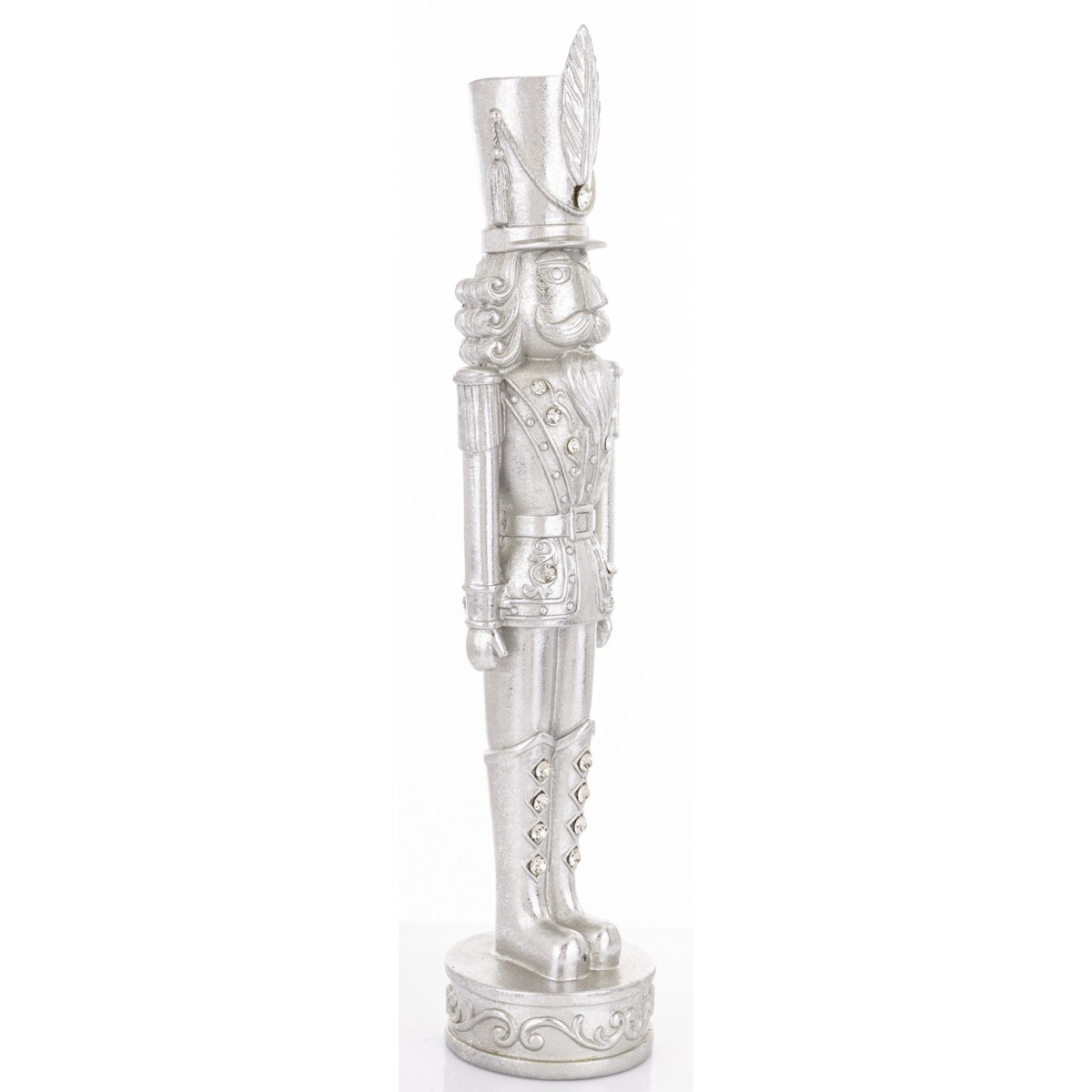 Figurka - Dziadek do orzechów 43x9,5x9 cm SILVER