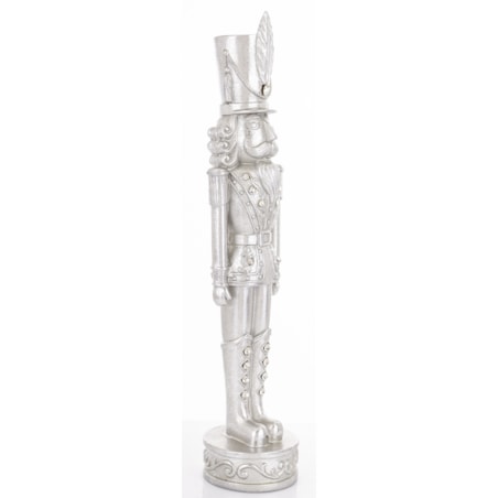 Figurka - Dziadek do orzechów 43x9,5x9 cm SILVER