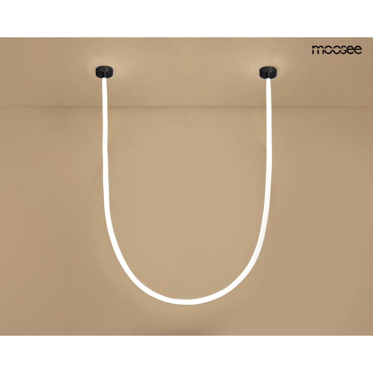 MOOSEE lampa wisząca LASSO 600 Smart czarna