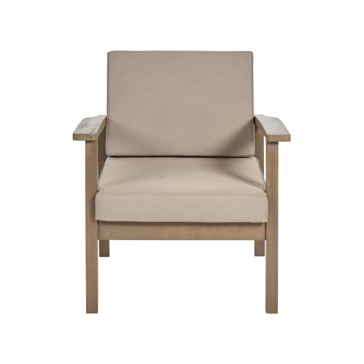 Zestaw ogrodowy ze stolikiem dla 4 osób MANILA Certyfikowane drewno akacjowe Ciemnobrązowy