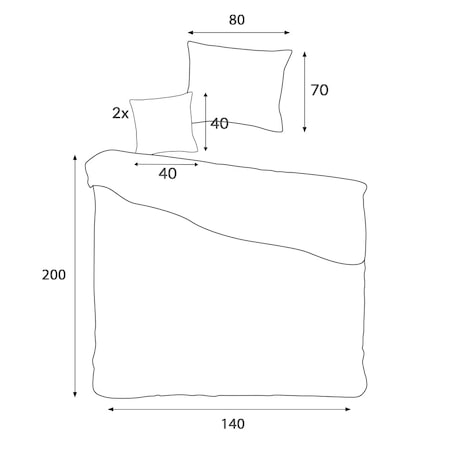 Pościel bambusowa satyna bawełniana 140x200 Bamboo paski, turkusowa