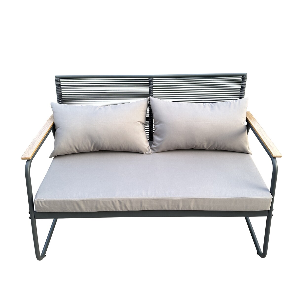 Zestaw Mebli Ogrodowych 2X Fotel Stolik Sofa Komplet Na Taras Balkon Ogród