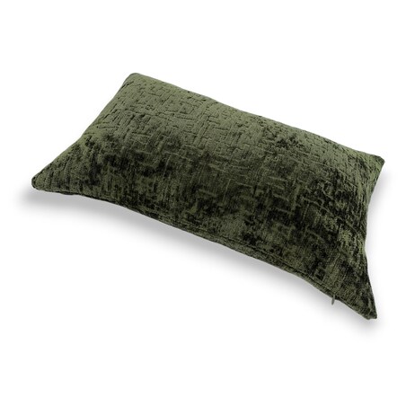 Ciemnozielona poduszka dekoracyjna 50x30 Bess - ciemna oliwka