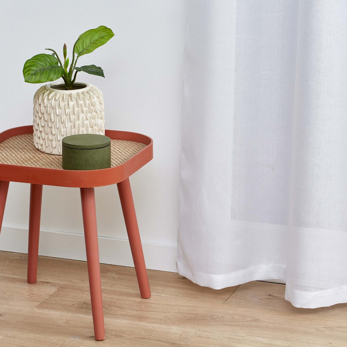 Zasłona z metaliczną nitką ZELINE, 140 x 260 cm