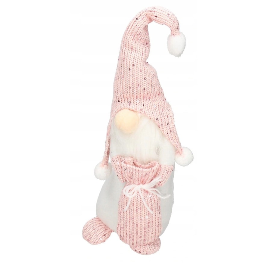 Skrzat Krasnal Mikołaj Z Workiem Świąteczny Duży