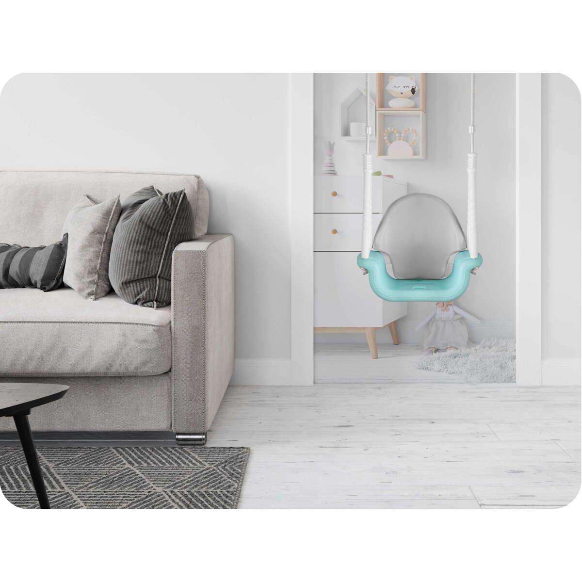 Huśtawka dla dzieci ogrodowa domowa kubełkowa Ricokids