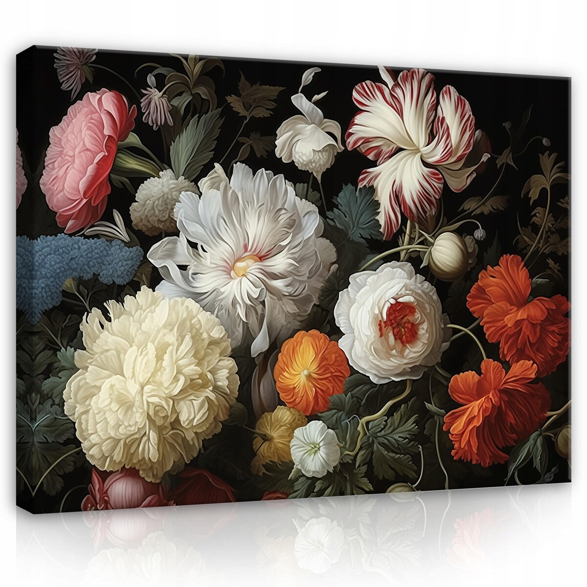 OBRAZ NA PŁÓTNIE ŚCIANĘ KWIATY PIWONIE DO SYPIALNI SALONU NOWOCZESNY 60x40
