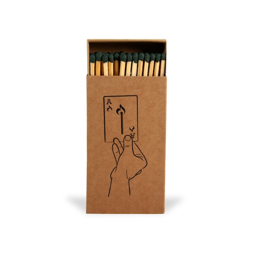 Zapałki kraft "Karta As"