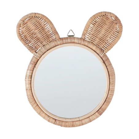 Lustro ścienne 33 cm Naturalny ASHANTI