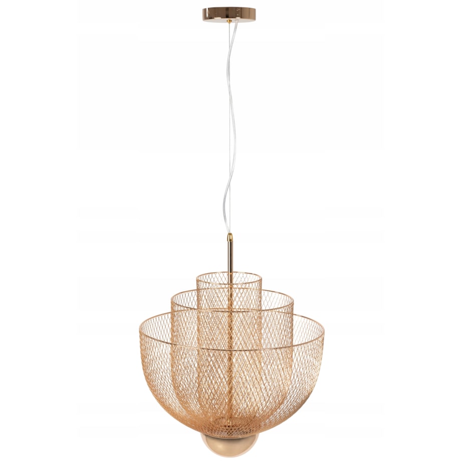 Lampa Sufitowa Wisząca Led Ażutowa Rose Gold