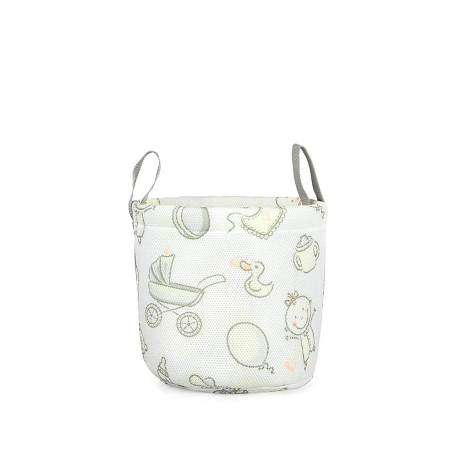 Kosz okrągły dziecięcy na pranie lub na zabawki 25x26 cm