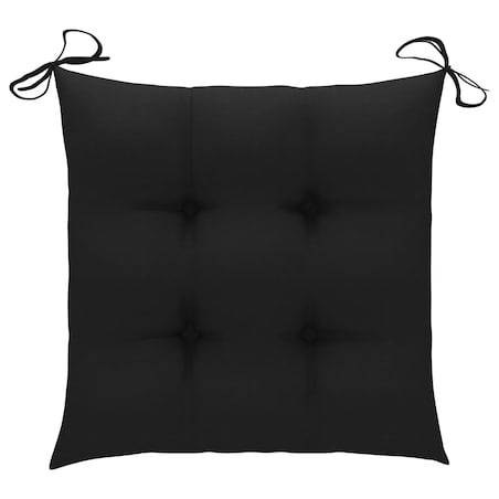 vidaXL Krzesła ogrodowe ze stolikiem i poduszkami, drewno akacjowe