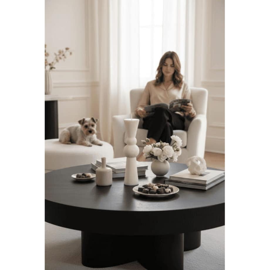 Świeca dekoracyjna Enzo L z naturalnego wosku sojowego – stylowy akcent do domu