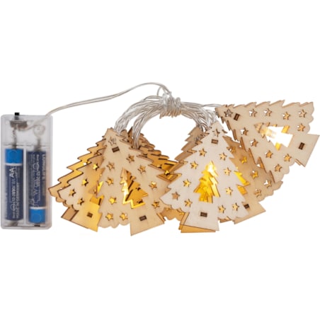 Lampki choinkowe Girlanda LED drewniane choinki CD009