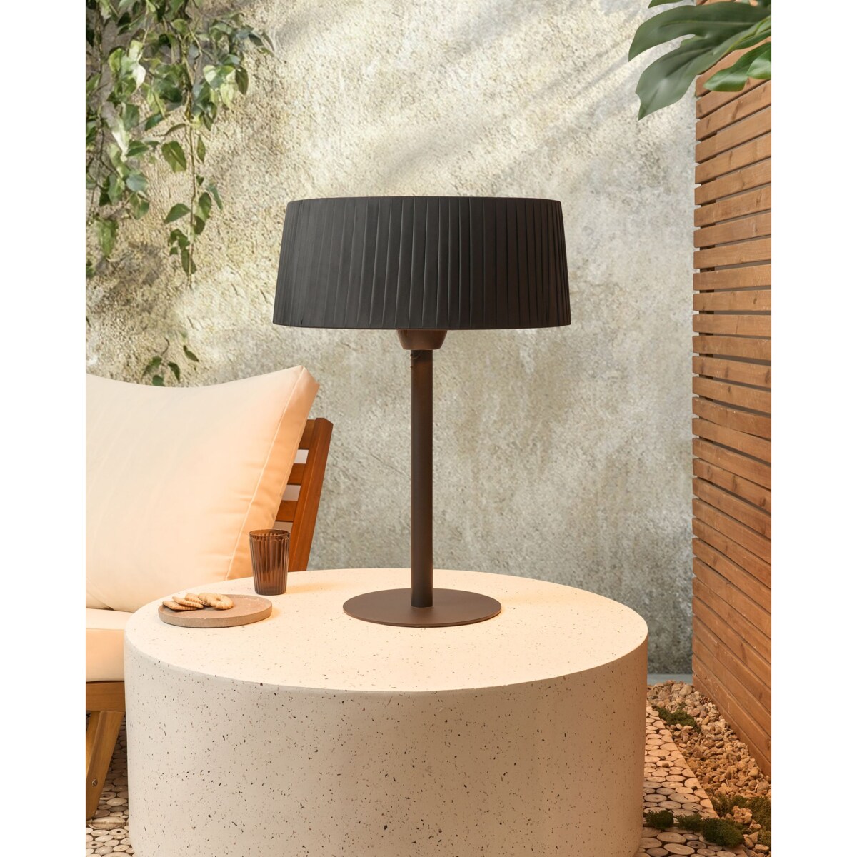 Promiennik na podczerwień wolnostojący OLLERIA 1500 W Czarny