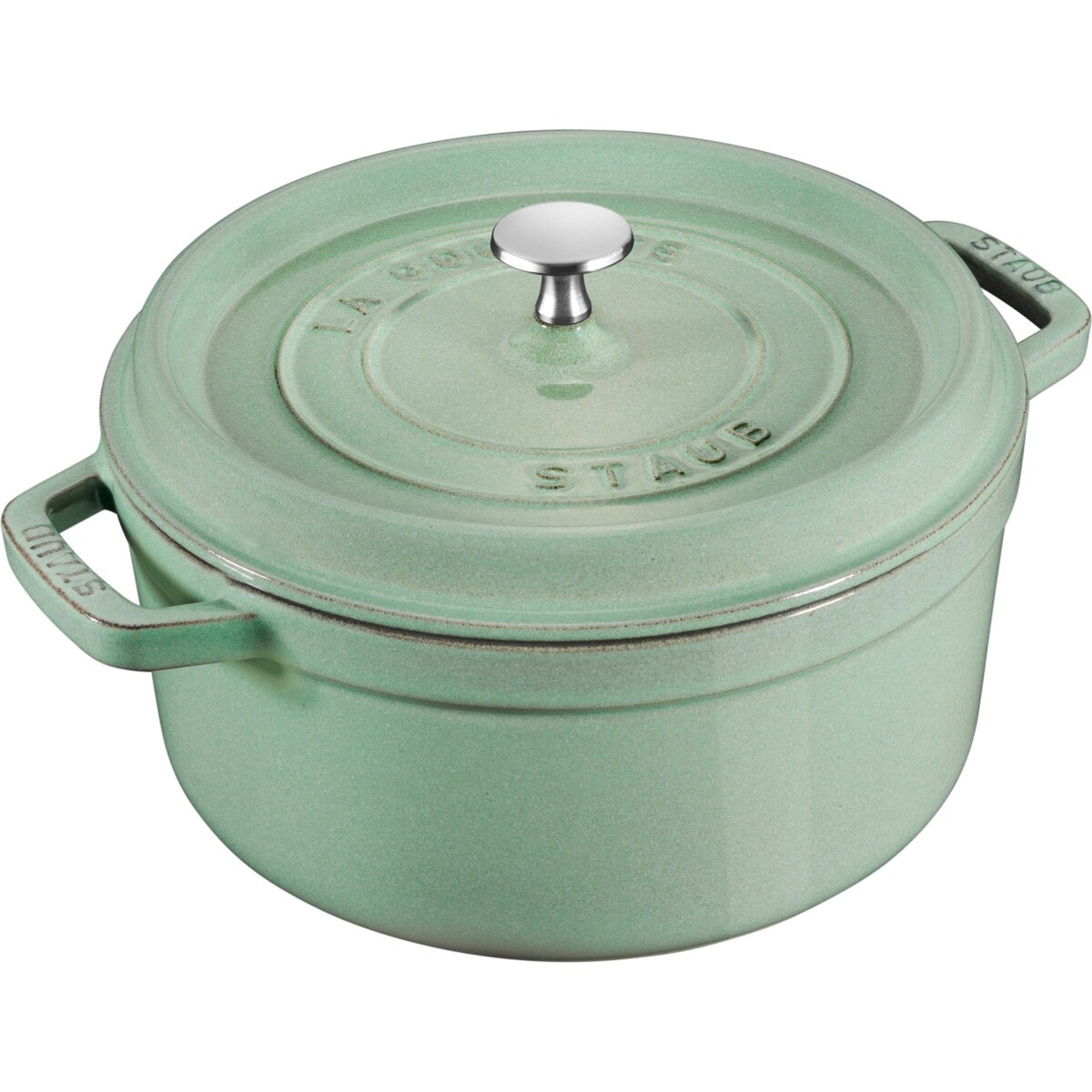 Garnek żeliwny okrągły Staub - 5.2 ltr, Miętowy