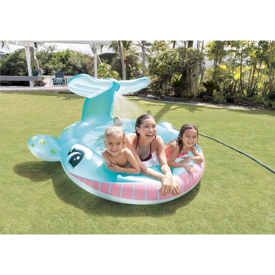 Basen dmuchany dla dzieci WIELORYB, z natryskiem, INTEX