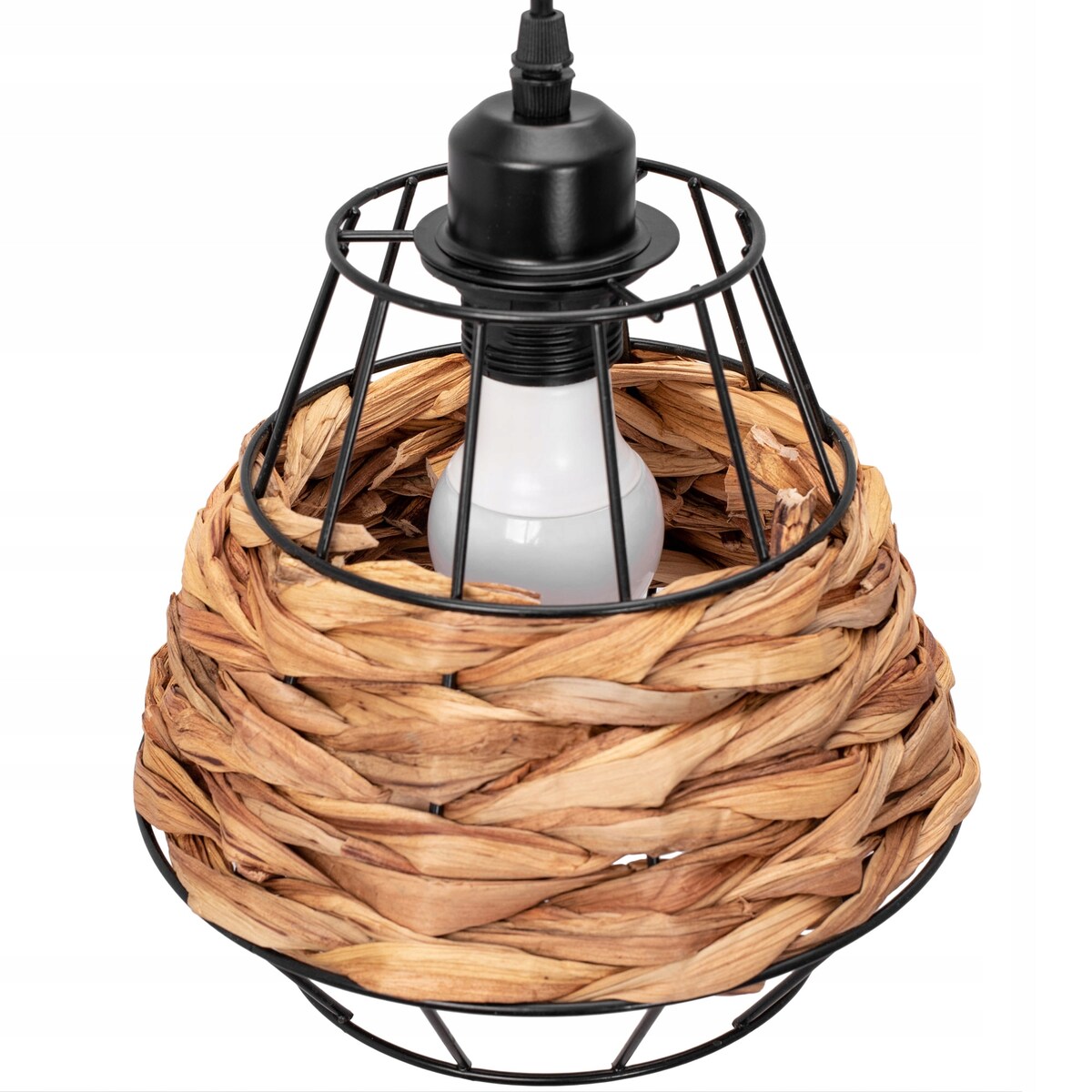 Lampa Wisząca Sufitowa Natural Pleciona E27 Boho