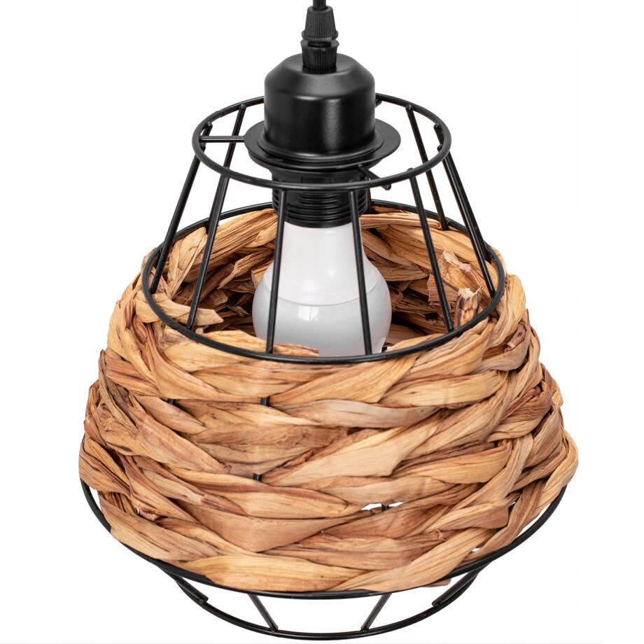 Lampa Wisząca Sufitowa Natural Pleciona E27 Boho